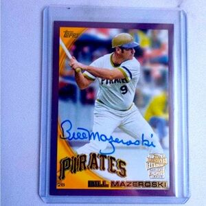 2022 Topps Archives - 2010 Fan Favorites Autographs #10FF-BM Bill Mazeroski (AU)